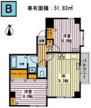 グリーンパーク住吉の間取り画像