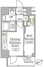 ジオエント町屋の間取り画像