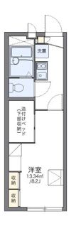 レオパレス大和田の間取り画像