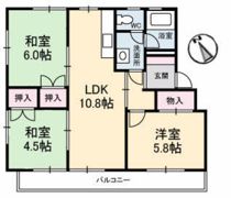 コーポあまずの間取り画像