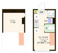 テラス千川小竹向原の間取り画像