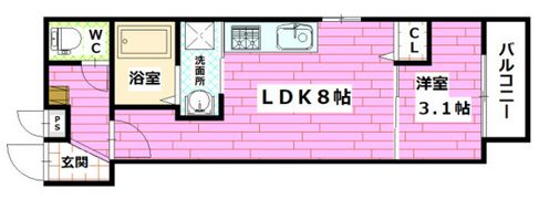 MOVE船越南の間取り画像