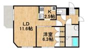 ハイツTKYⅡの間取り画像