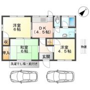 中田貸家の間取り画像