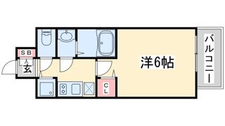 プレサンスジェネ新神戸ステーションフロントの間取り画像