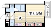 S-FORT神戸小河通の間取り画像