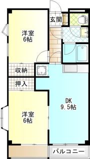 ロワール市川の間取り画像