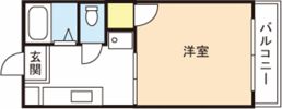 アサヒハイツの間取り画像