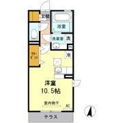 スペリオーレ・D307熊本駅の間取り画像