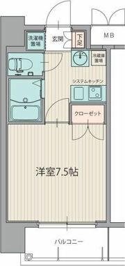 パルティール千種の間取り画像