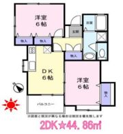 ガーデンパレスの間取り画像