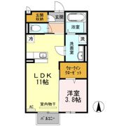 キャトルセゾンの間取り画像