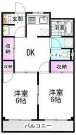 本木マンションの間取り画像