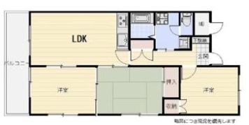 ライオンズマンション桃山台の間取り画像