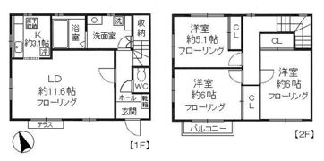 ヴェルジュ A館の間取り画像