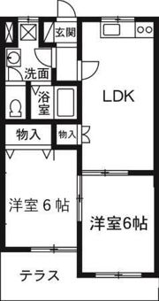 グリーンパレス今井Aの間取り画像