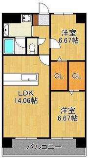 KSK中井コアプレイスの間取り画像