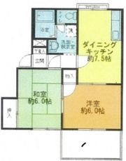 高田ハイツAの間取り画像