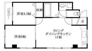 ハイム高砂の間取り画像