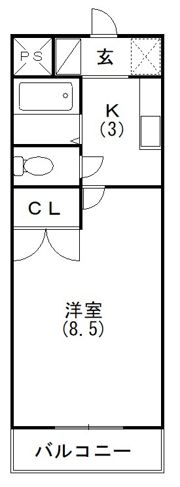 スペースG住吉の間取り画像