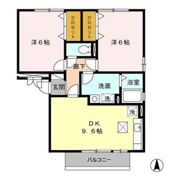 ドミール平成Ⅱ A棟の間取り画像