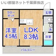 ラ・ターナ本千葉の間取り画像