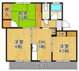葛原東ハイツの間取り画像