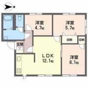 ドミール鈴蘭 C棟の間取り画像