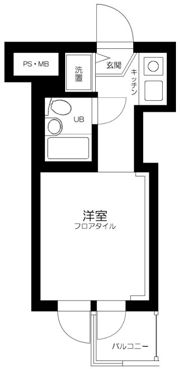 扶桑ハイツ経堂の間取り画像