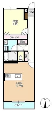 アルカンジュ高柳西町の間取り画像