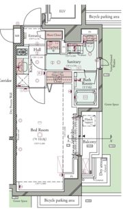 コンシェリア池袋 THE RESIDENCE EASTの間取り画像