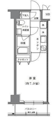 ミルーナヒルズ西日暮里の間取り画像