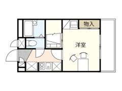 レオパレスドゥマンの間取り画像