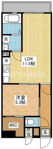 ヴィオラ東長崎の間取り画像