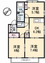 パークメゾン砂田 B棟の間取り画像