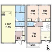 ジュネス・youtoⅡの間取り画像