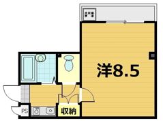 サキゾーメゾン竹鼻の間取り画像
