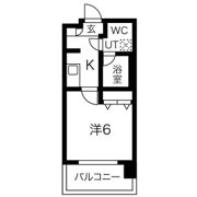 レオンコンフォート難波の間取り画像