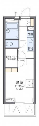 レオパレスサクラ土合の間取り画像