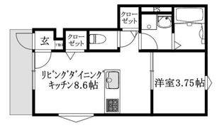 GALLERY HOUSE米湊 A棟の間取り画像