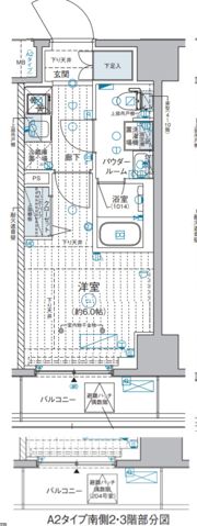 ジェノヴィア西横浜の間取り画像
