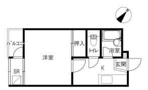 グレープハイツの間取り画像