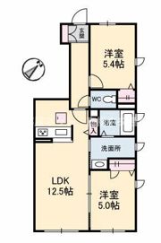 プロヌーブ生野原 B棟の間取り画像
