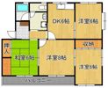コーポ力丸の間取り画像