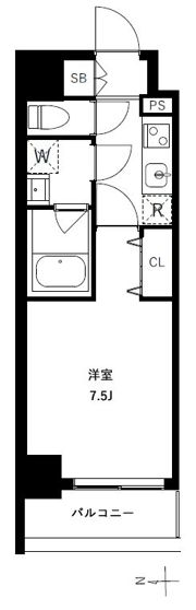 アーバンパーク浅草Ⅱの間取り画像
