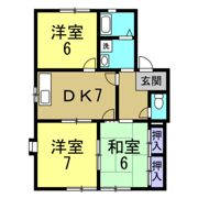 グリーンコートBの間取り画像