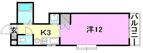 ベルメゾン畑寺の間取り画像