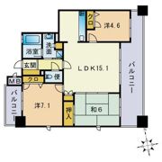 D’クラディア室見の間取り画像