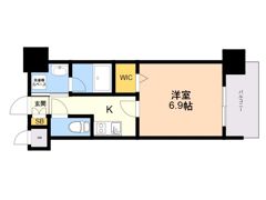 エンクレスト天神TERRACEの間取り画像