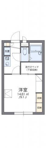 レオパレスサニーコートの間取り画像